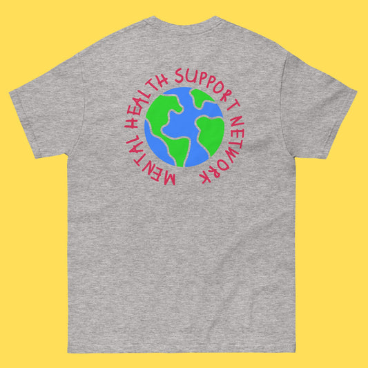 Mental Health Support Network T-Shirt (Grey)