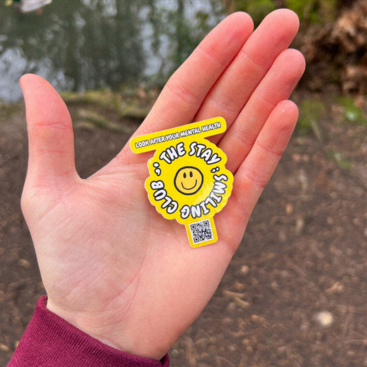 Stay Smiling Stickers (4 Pack)